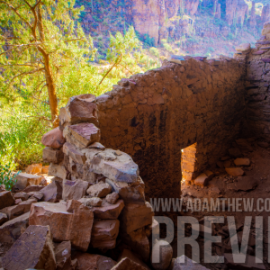A Look Out, Ancient Ruins In The Sierra Ancha Wilderness